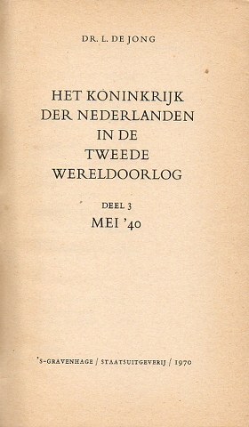 Cover of Het Koninkrijk der Nederlanden in de tweede wereldoorlog 3