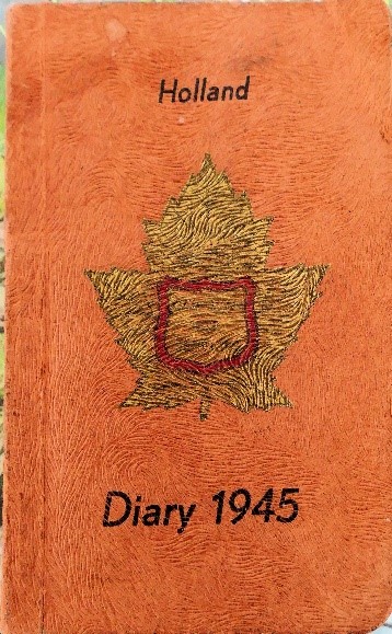 origineel dagboek van Herrick McKinnon uit 1945
