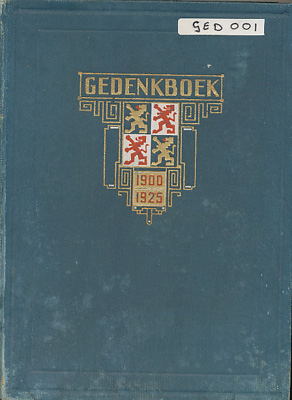 Cover of Gedenkboek voor de Schoen- en leder-Industrie