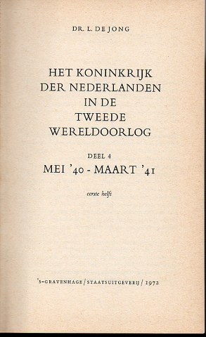 Cover of Het Koninkrijk der Nederlanden in de tweede wereldoorlog 4.1