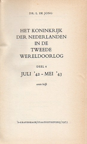 Cover of Het Koninkrijk der Nederlanden in de tweede wereldoorlog 6.1