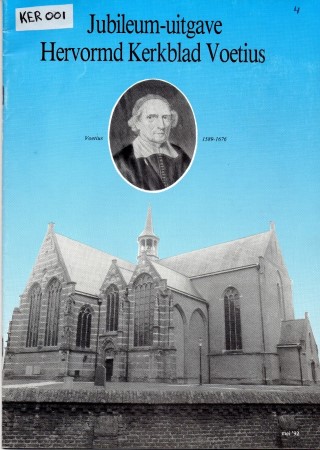Cover of Jubileum-uitgave  Hervormd Kerkblad Voetius